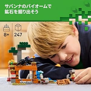 Amazon.co.jp - レゴ® マインクラフト アルマジロのサバンナ探検 21269