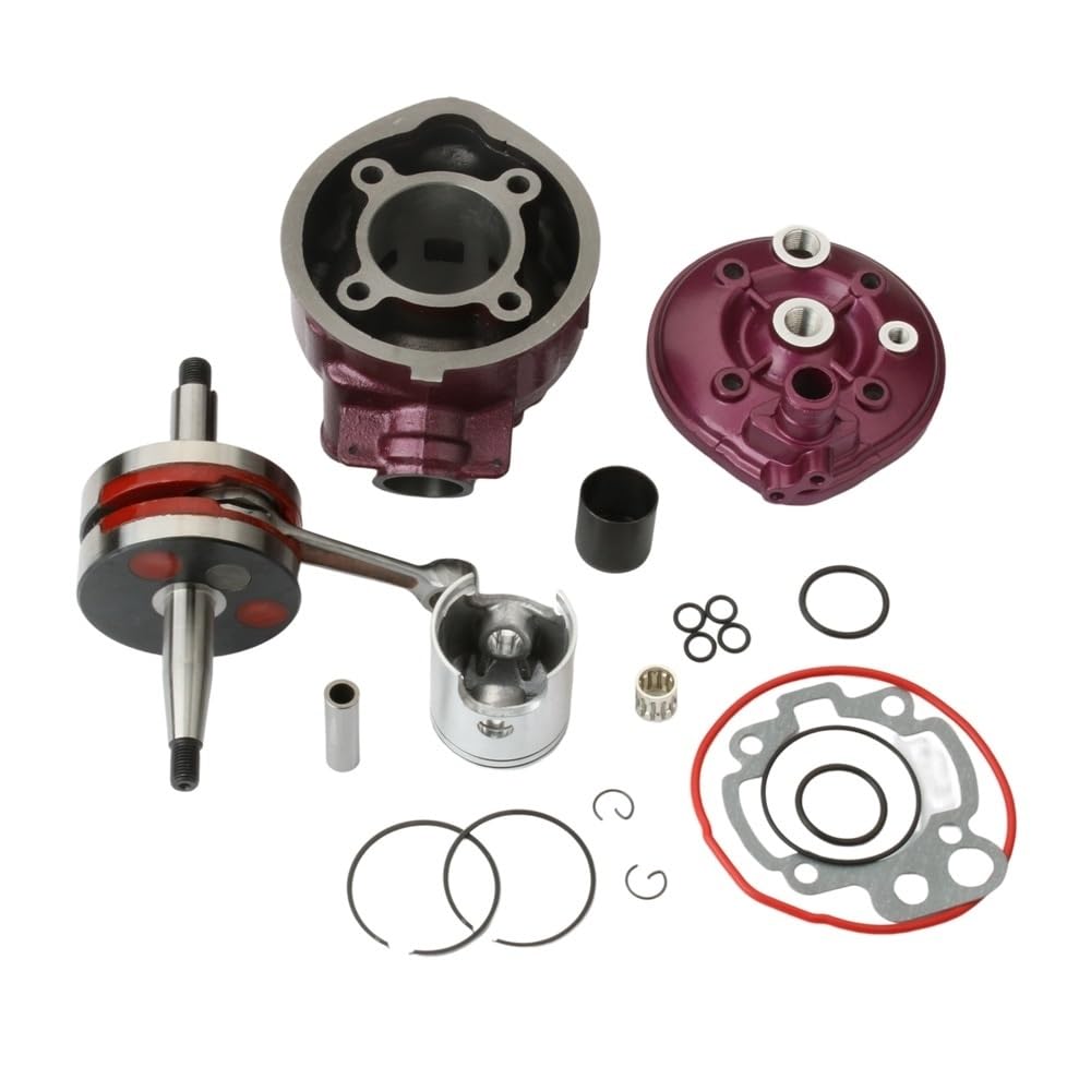 Moto 90cc Big Bore Kit Cilindro e Albero Motore for Keeway TX X-Ray 50 Supermoto 2 Tempi AM6 Motore Minarelli