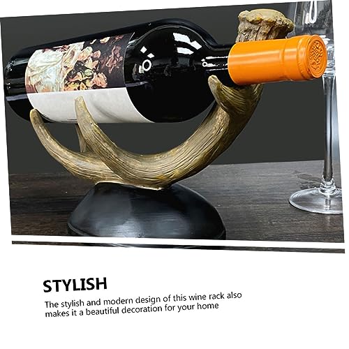 Soporte para Botellas de Vino Estilo Vintage en Resina miniatura 3