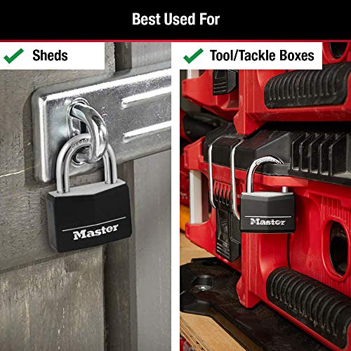 Master Lock 40mm Key Lock - Black