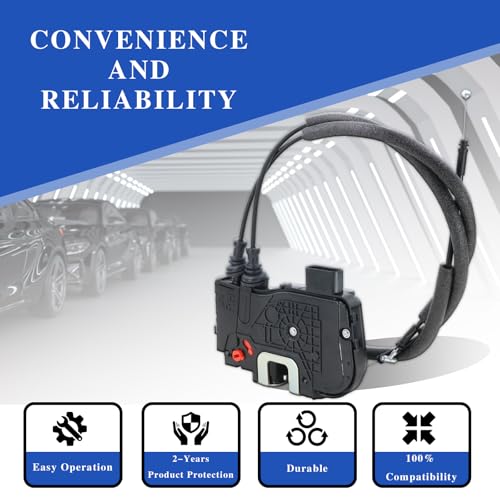 Image of Door Lock Actuator Assembly Rear Right Passenger Side 81420-3S000 | Compatible with 2011-2015 Hyundai Sonata 2.0L 2.4L L4