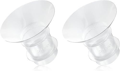 Inserto de brida de 0.827 in adecuado para S9S10S12, inserto de brida de extractor de leche portátil, colector de leche de 0.945 in universal (0.827