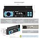 iFreGo Autoradio Bluetooth, Auto Radio Bluetooth Radio Auto 1 din mit freisprecheinrichtung 7 Farben SD/TF/ MP3/AUX in,FM/AM Schnellladefunktion und Funktion,60W*4 Handyhalter für Auto