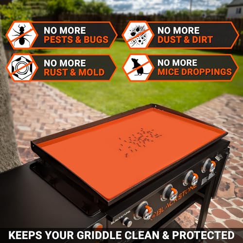 Image of 17 inch Premium Silicone Griddle Mat for Blackstone 17 Inch Grill, Heavy Duty Food Grade Silicone Griddle Cover, Keep Your Grill Clean and Rust-Free All Year Long
