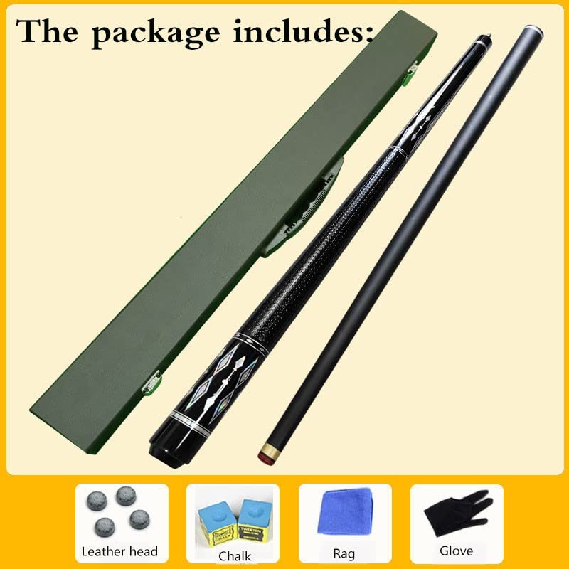 Taco de billar Pool Cue de 145 cm y 19 oz con punta 10 mm miniatura 2