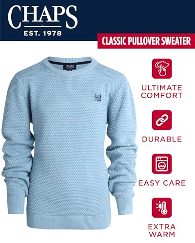Chaps Boys' Sweater - Classic Fit Crewneck Pullover Sweater for Boys (S-XL)2