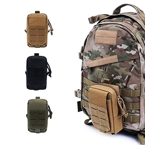 Tactical Molle Edc Pouch Cellphone Pouch Holder Utility Gadget Organizer Bag (Black) #TOP5