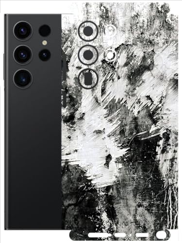 Image of AtOdds - Full Body Back Screen Guard Protector Film - Lamination Wrap Skin Sticker Compatible with Samsung Galaxy S23 Ultra (5G) | Scratchproof Matte Finish (Messed)