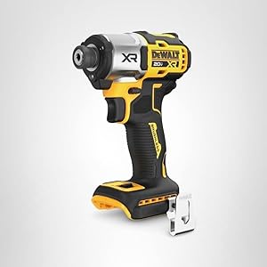 DEWALT 20V MAX XR Impact Driver, Brushless, 1/4", 3-Speed, Bare Tool Only (DCF845B)