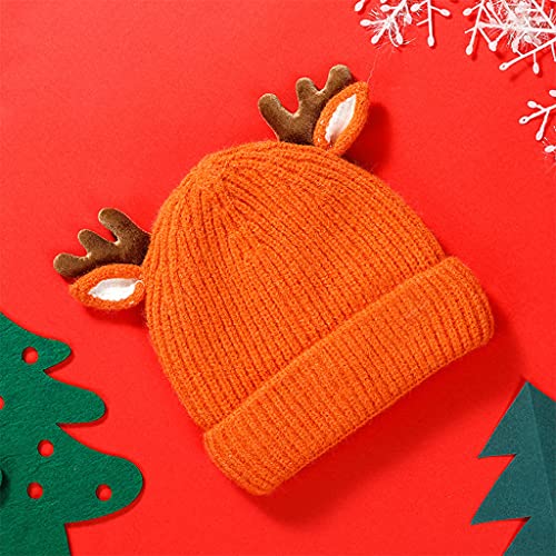 Gorro de bebé con cuerno de ciervo y bufanda un regalo invernal ideal 4