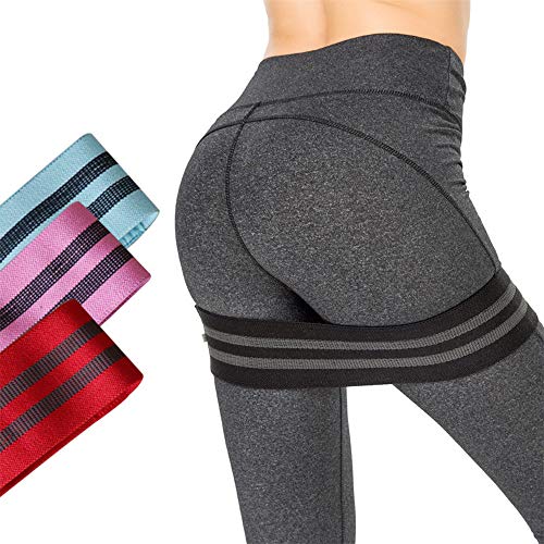 NELOMO Bandas De Resistencia Bandas Yoga De Resistencia Correa De Estiramiento Bandas De Ejercicios Loop Antideslizante Caucho Natural para Entrenar Piernas Glúteos Yoga, Pilates