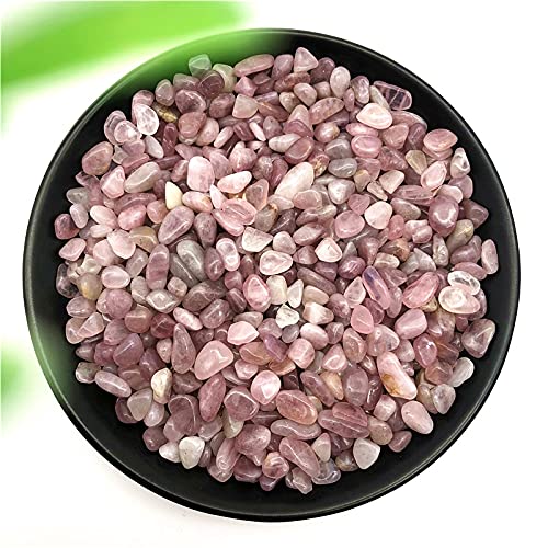 50 g de Gravier de Quartz Rose Lavande Naturelle for Aquarium de décoration intérieure Collecte à Domicile (Size : 8-12mm)