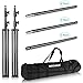 Neewer Triple Background Backdrop Support System with Carrying Case - Maximum 10x10 feet/3x3 meters(Height x Width) for Photography Muslin, Paper and Canvas Backdrop for Photo Video Studio Shooting