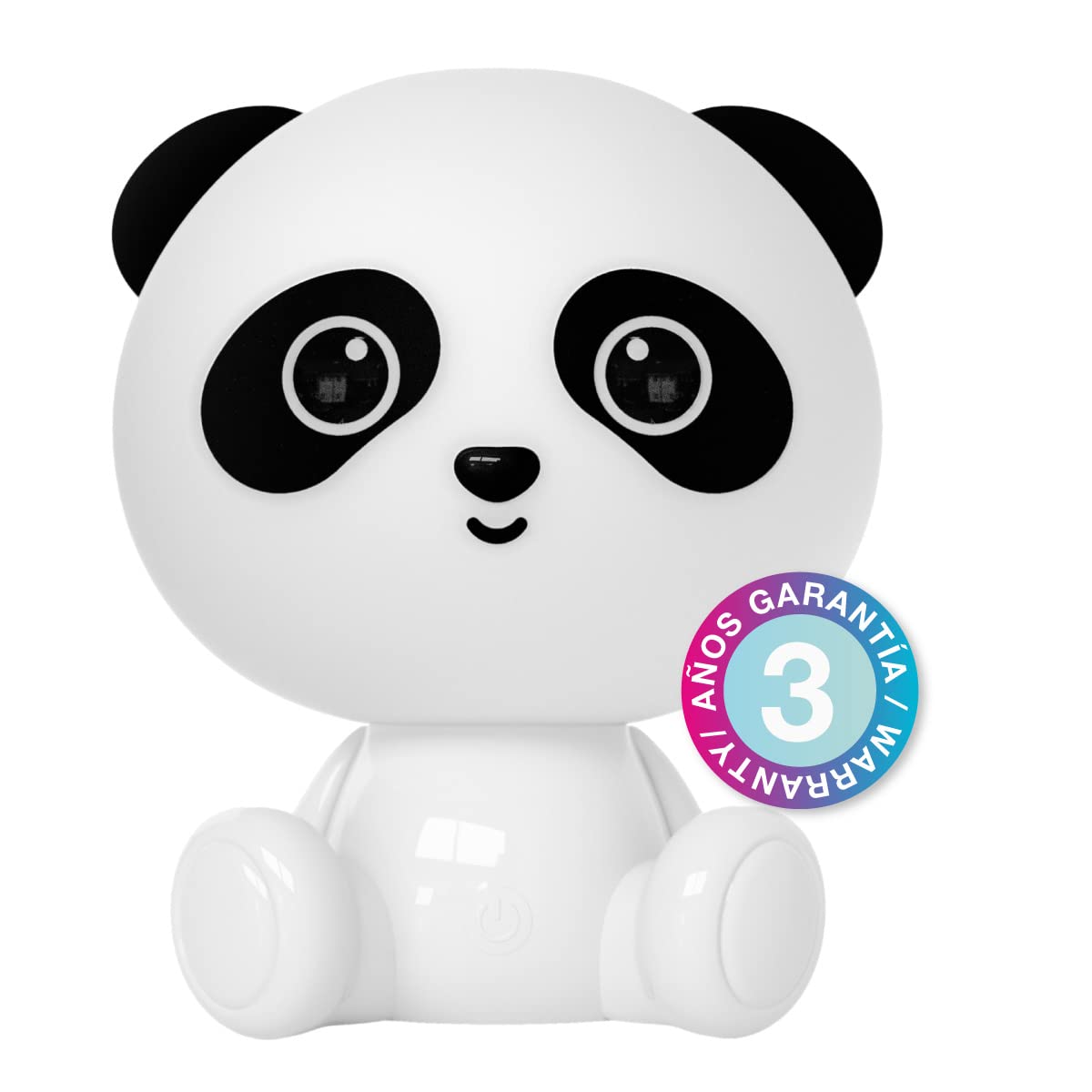 Luce notturna per bambini Panda LED 2,5W RGB + batteria ricaricabile per luce diurna Bianca