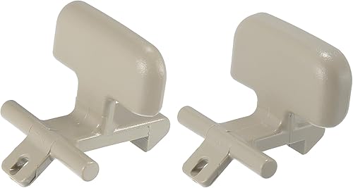 Miniatura 5 de X AUTOHAUX 1 par superior inferior consola central apoyabrazos clip para Hyundai Sonata 2009-2010 84661-3K000V2 84662-3K000V2 Beige