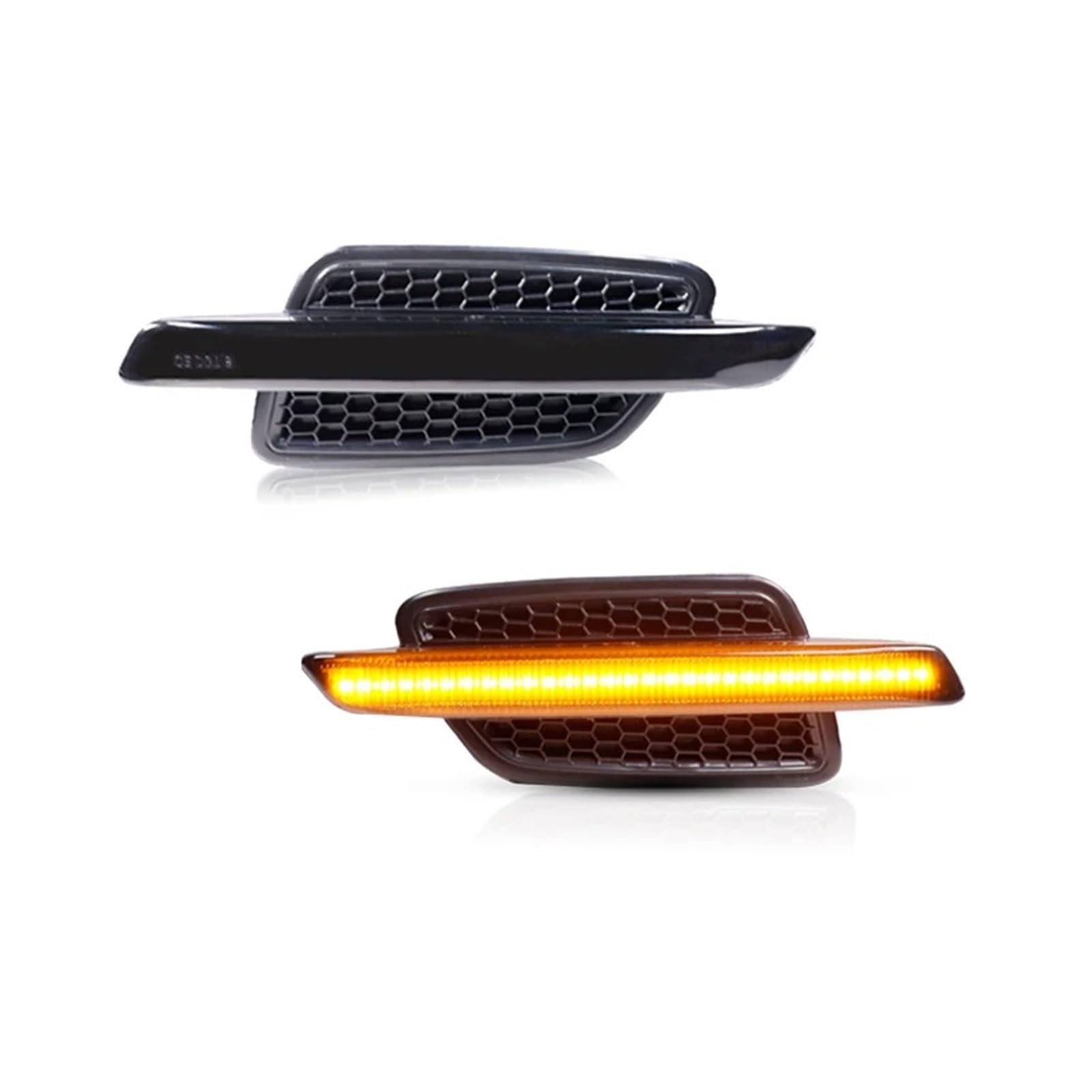Indicatori Retrovisori Per Pontiac G8 2008-2009 Paraurti Anteriore Luci Di Posizione Laterali A LED Lampade Ambra Luce Direzione/Luci Ingombro DRL T10 12V(Amber)