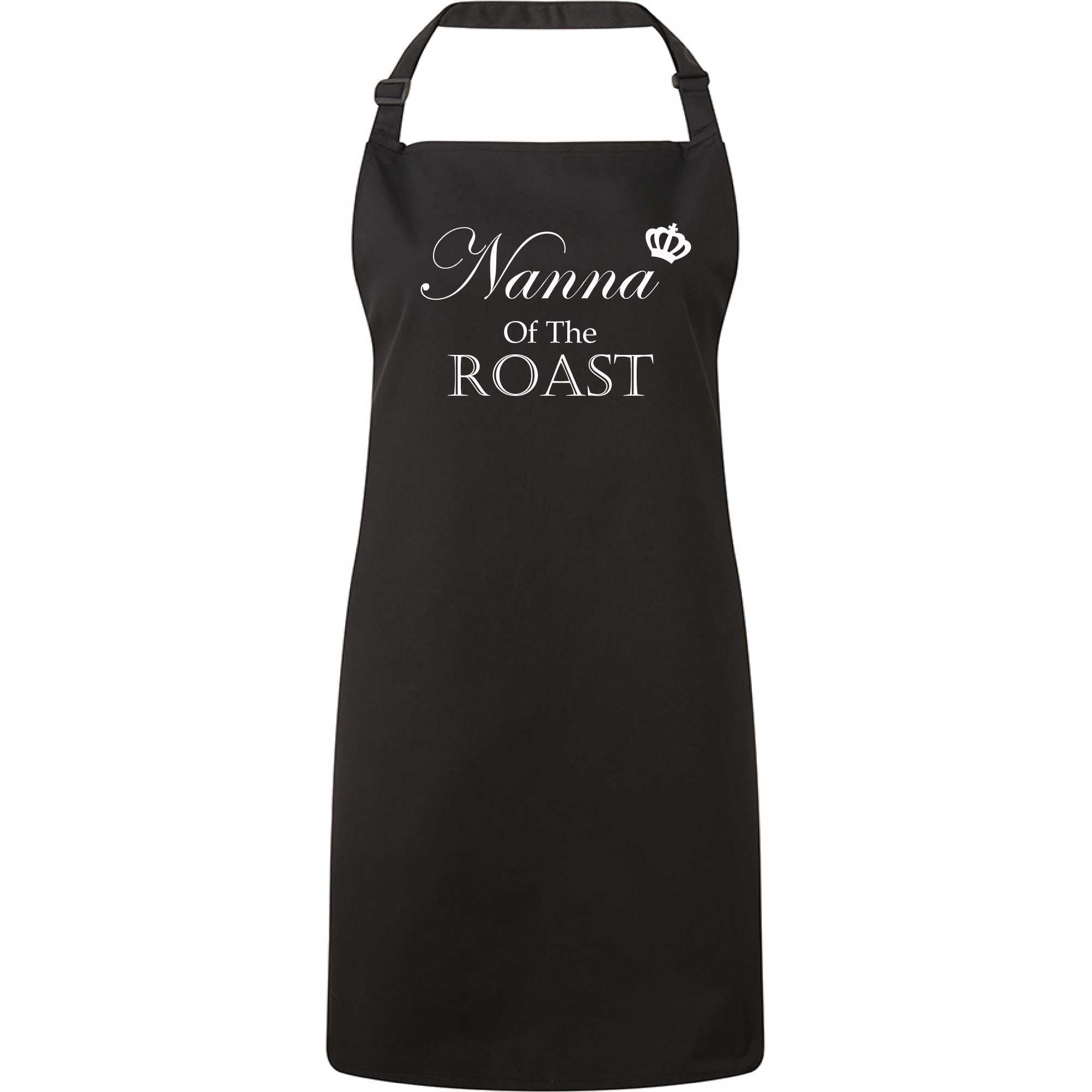 60 Second Makeover Limited Nanna Queen Of The Roast Black Apron Novelty Gift Chef Kitchen Present Mothers Day