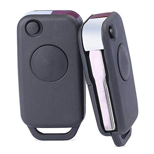 Llave vacía Keymall para Mercedes Benz de 1 botón que soluciona carcasas rotas