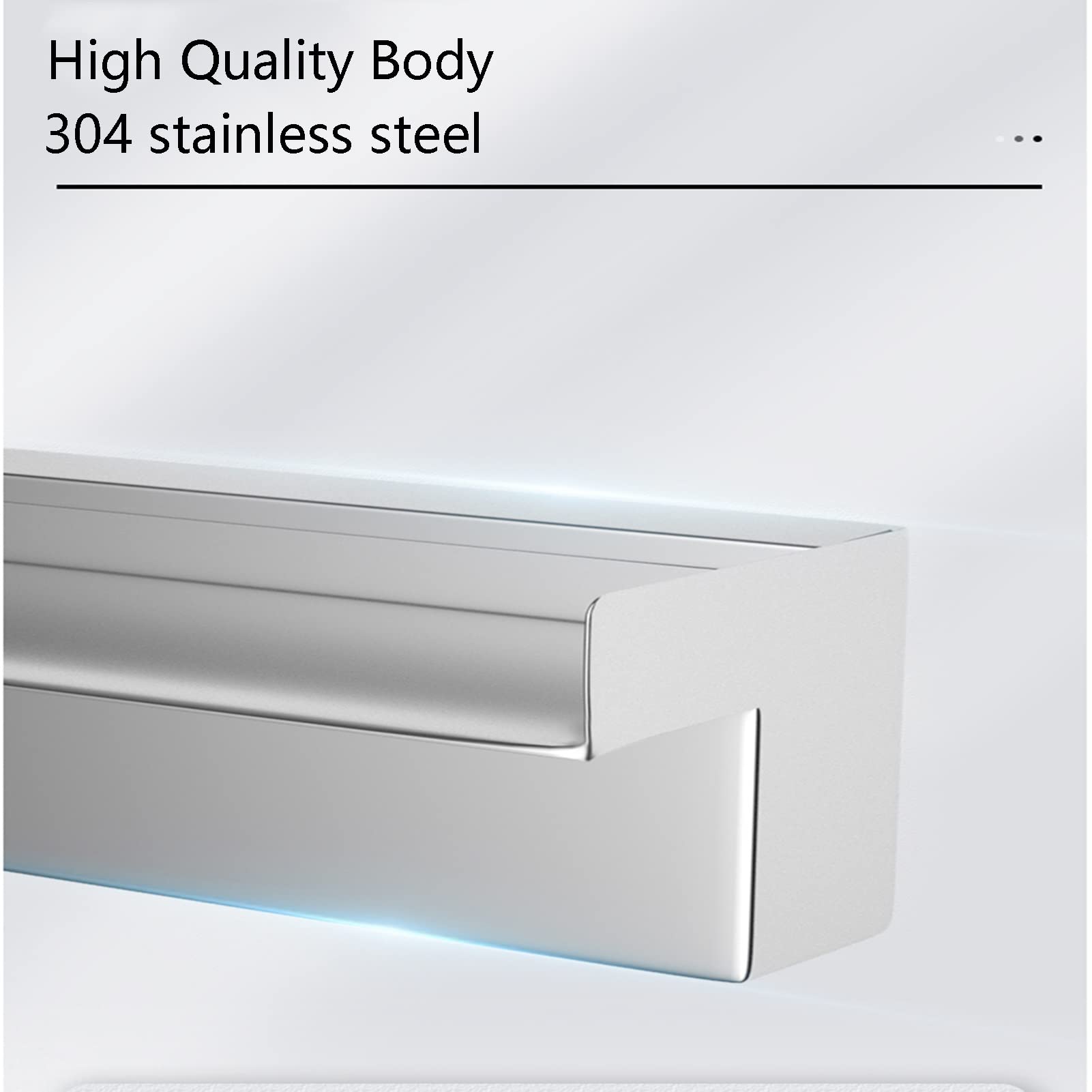 Fuente de cascada de acero inoxidable con luz LED para piscina y jardín, color amarillo, 60 cm