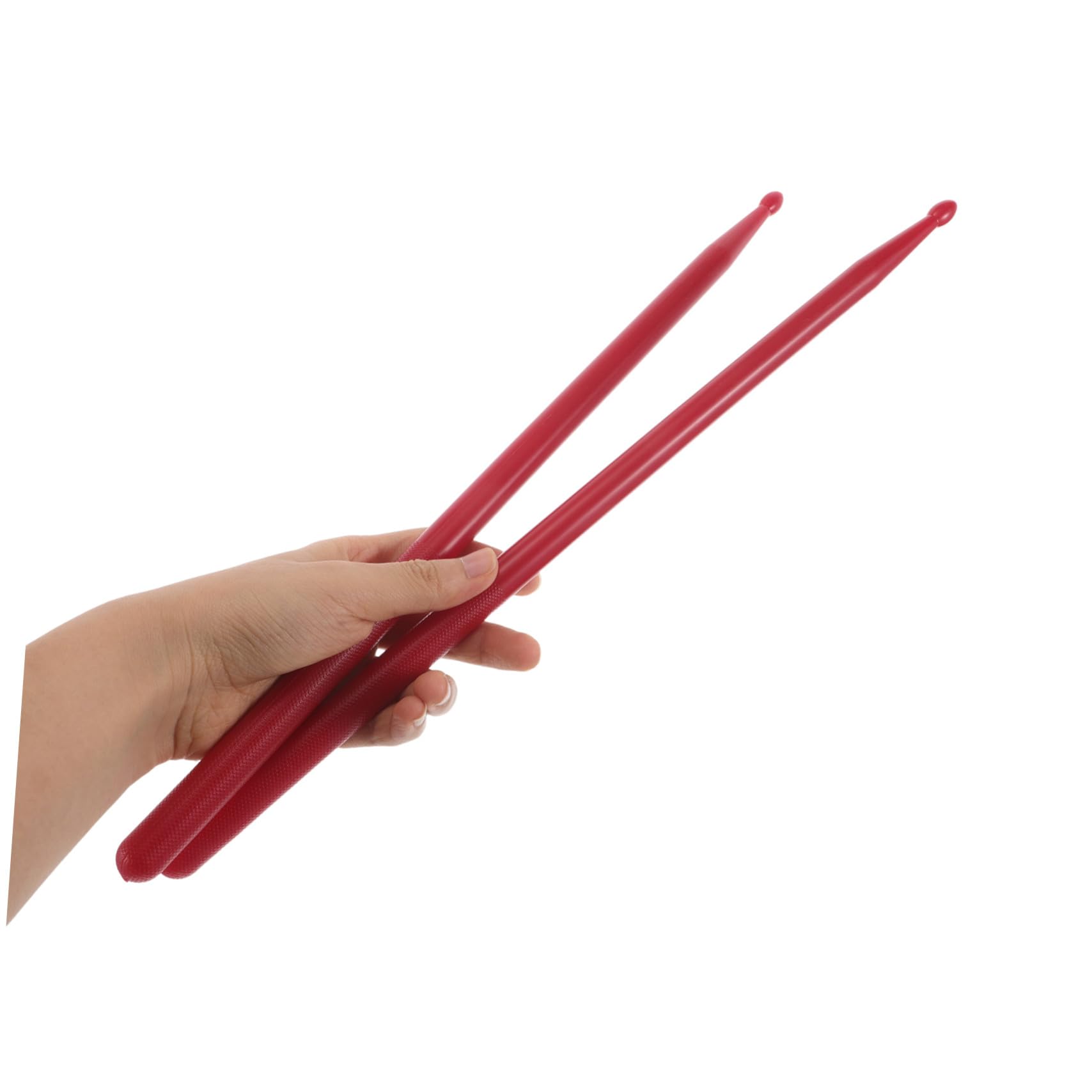 Juego de Accesorios para Batería con Funda Roja Antideslizante, Baquetas de Madera y Escobillas de Nylon para Adultos y Principiantes en Jazz y Blues