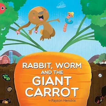 Hardcover Rabbit, Worm and the Giant Carrot Book