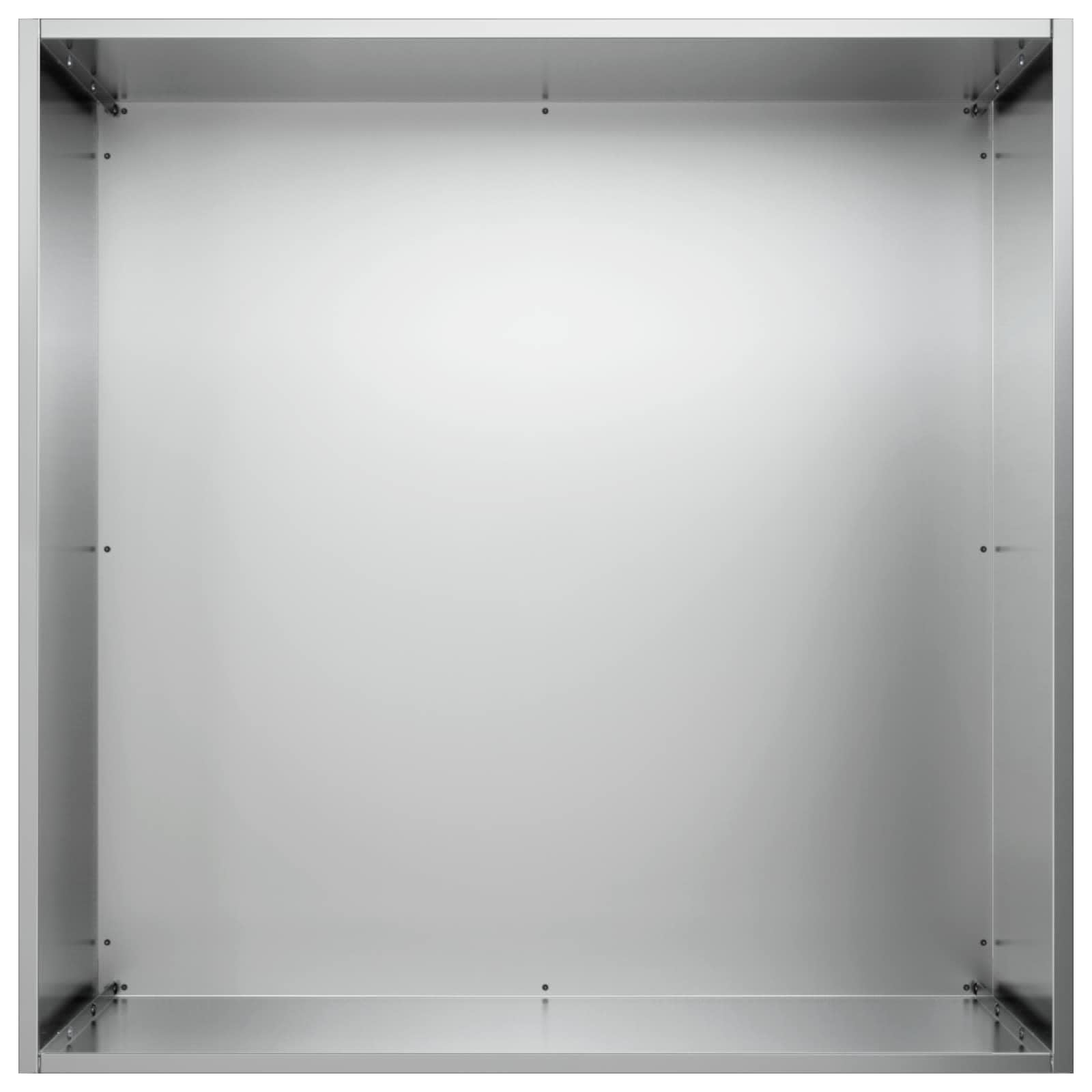 Genérico Macetero de Jardín Plateado 40 x 40 x 75 cm Acero Galvanizado,Casa y jardín,Maceteros y jardineras,7.5 kg-8005382