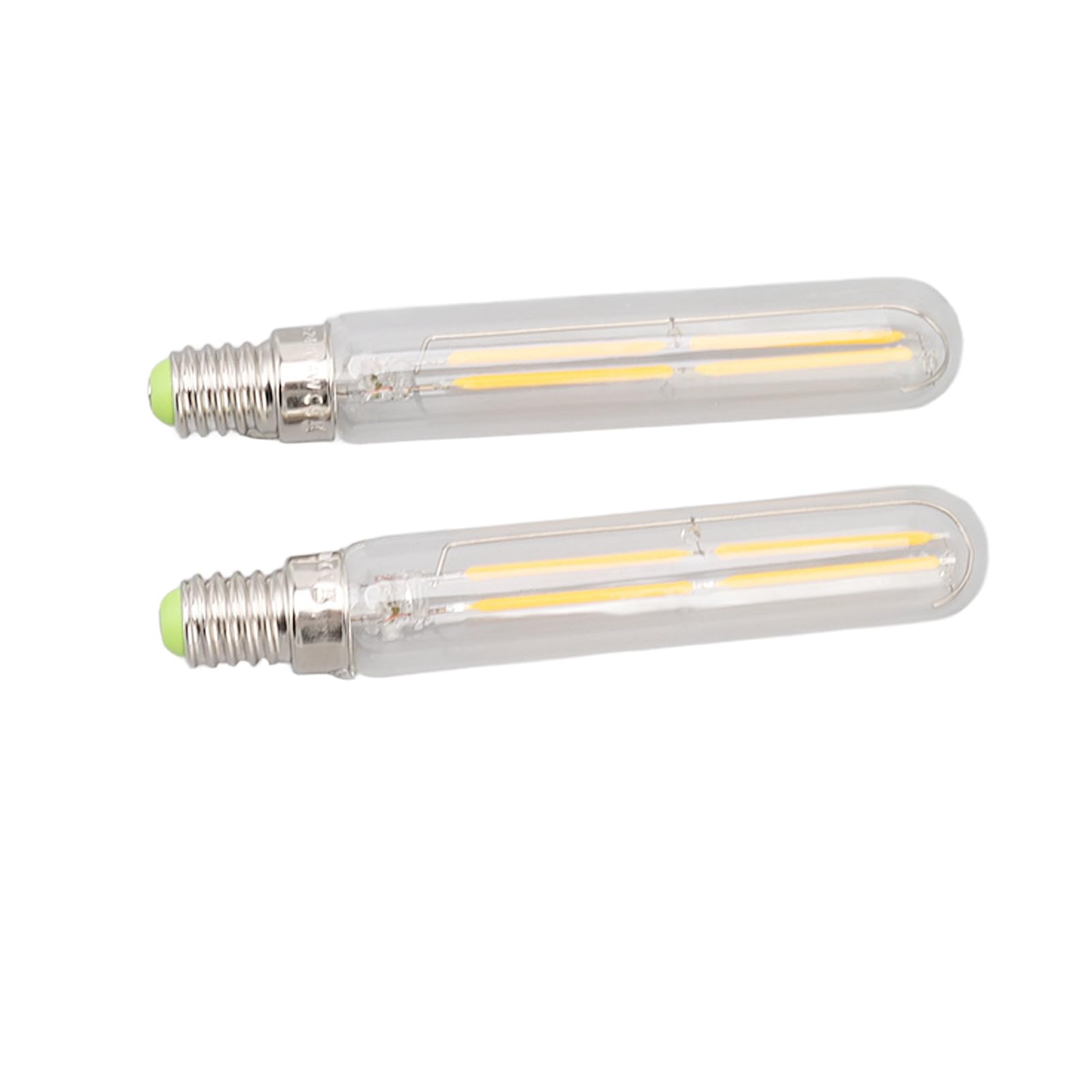 Yctze Ampoule LED Tube 4W E14, 2300K Lumière Chaude (Transparent)