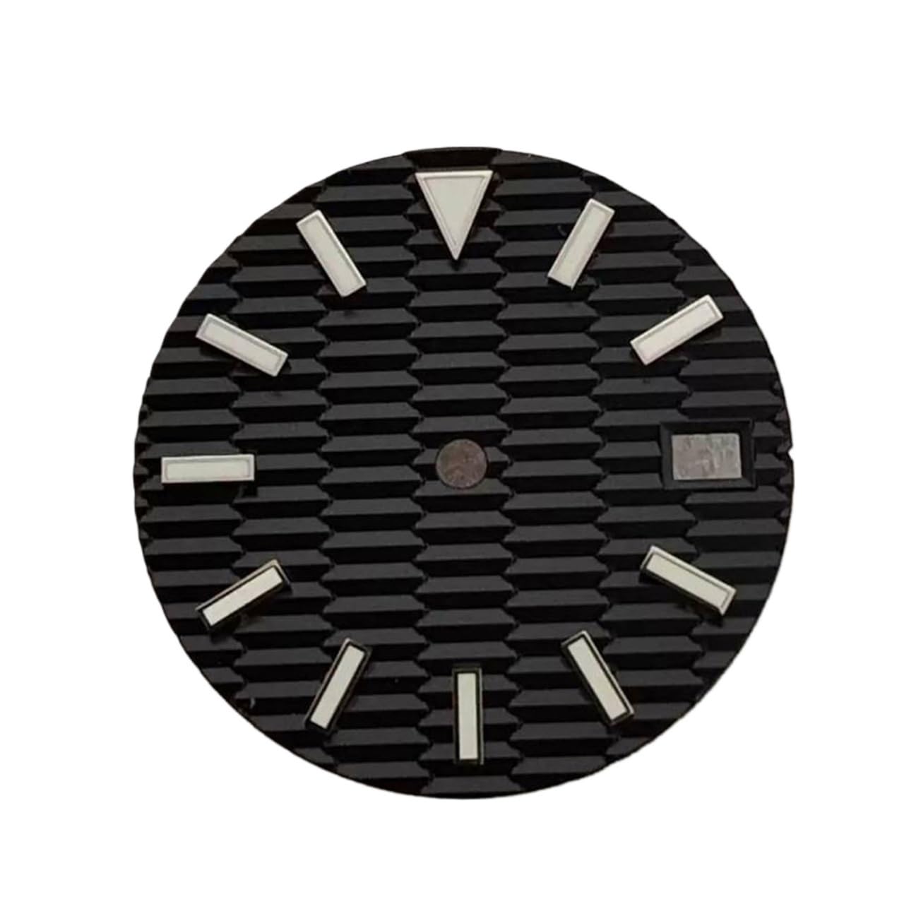 1 szt. tarcza NH35 28,5 mm, niebiesko-zielone świecące tarcze zegarka 3D, do mechanizmu, pojedynczy kalendarz, akcesoria