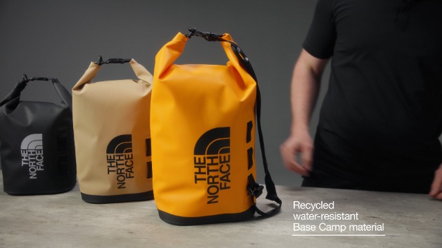 The North Face Base Camp Dry Bag 8L, Khaki Stone/TNF Black, One Size