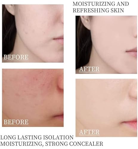 Hjfcy 2Pc Skin Tone Adjusting Cc Cream, 2022 New Cc Cream Spf50, Colour Correcting Self Adjusting For Mature Skin（Natural Color+Ivory） #TOP3