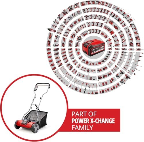 Einhell Tondeuse à Gazon Manuelle hélicoïdale sans Fil GE-HM 18/38 Li-Solo – vue 2