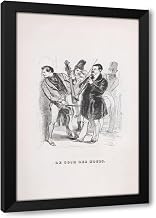 ArtDirect The Wedding Night (1836) Custom Framed Art Print Giclee Print or Canvas Options with Various Sizes and Customization by J. J. Grandville