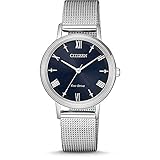 citizen uhren solar damen Eco-Drive Antrieb CITIZEN Damen Analog Eco-Drive Uhr mit Edelstahl Armband EM0571-83L
