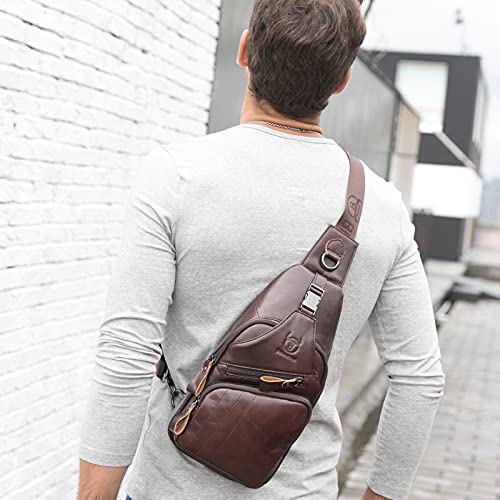 Pacote de Baú, Gainty Saco de estilingue masculino resistente à água anti-roubo pacote de tórax de c