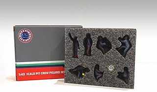 ModelToyCars Formula One F1 Pit Crew Team Blue Set III, Blue - American Diorama 38390-1/43 Scale Figurines