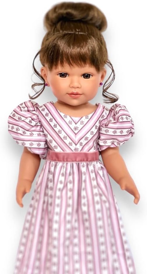 Miniatura 4 de Kennedy and Friends - Vestido victoriano para muñecas Kennedy and Friends de 18 pulgadas y todas las demás muñecas de 18 pulgadas, ropa de muñeca de
