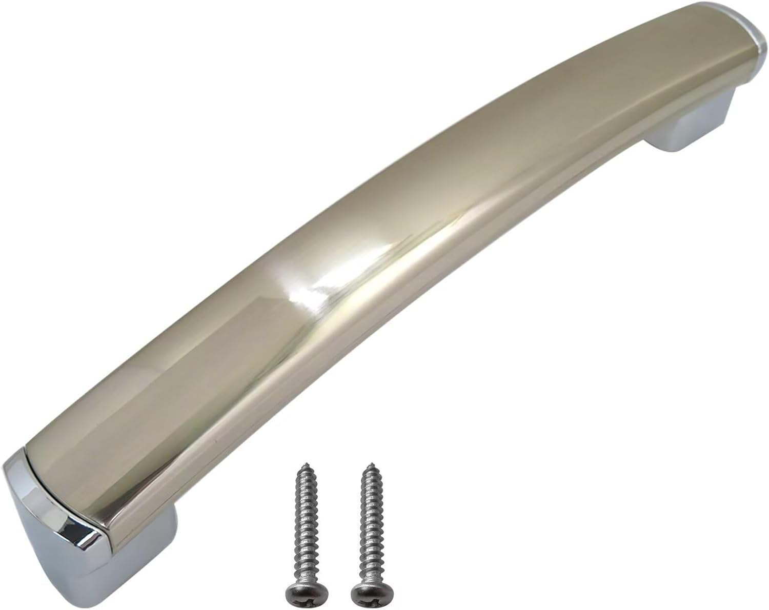 New WB15X21101 Microwave Door Handle Replacement for GE Microwave Handle JNM3163RJ1SS, JNM3163RJ2SS, JNM3163RJ3SS, JNM3163RJ4SS, Replace AP5790530, PS8754188