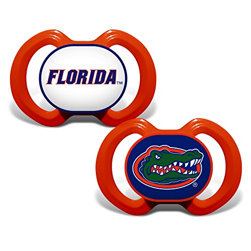 Image of Baby Fanatic 2 Piece Pacifier Set, University of Florida Gators, One Size