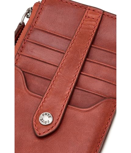 Image of Frye Women's Melissa Snap Card Wallet, Stylish Design with Holder & Slots, Compact for Purse