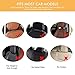 HommyFine Reposacabezas Coche con Barra Deslizante Ajustable, Cuello Almohada de Viaje para...