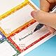 60 Stk Etiketten Selbstklebend zum Beschriften Namensaufkleber Schule Kinder Buchetiketten Klebeetiketten Aufkleber zum Schreiben Schuletiketten Einschulung für Schulkind Junge Mädchen (Schule)