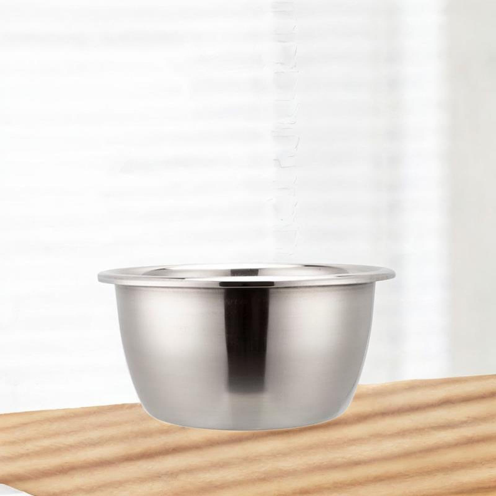 Grande Cuve à Lessive en Acier Inoxydable, Bac Profond pour Mélanger et Laver La Farine, Bassine pour Pieds