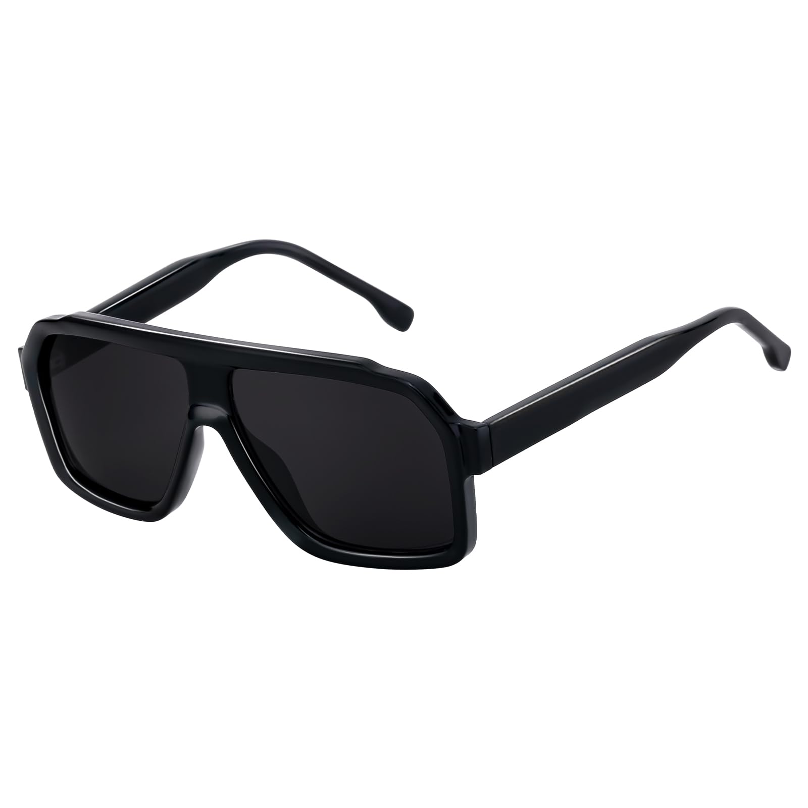 SHEEN KELLY Gafas De Sol Cuadradas Retro Estilo Clásico Con Marco