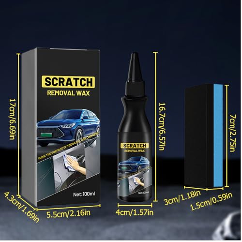 Removedor de rayones para autos 2026 con esponja 2pcs miniatura 7