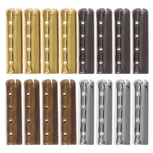 HOODANCOS Shoelace End Caps 40pcs Metal Round Tips Replacement for Shoelace Heads for Diy Projects and Fashion Enthusiasts