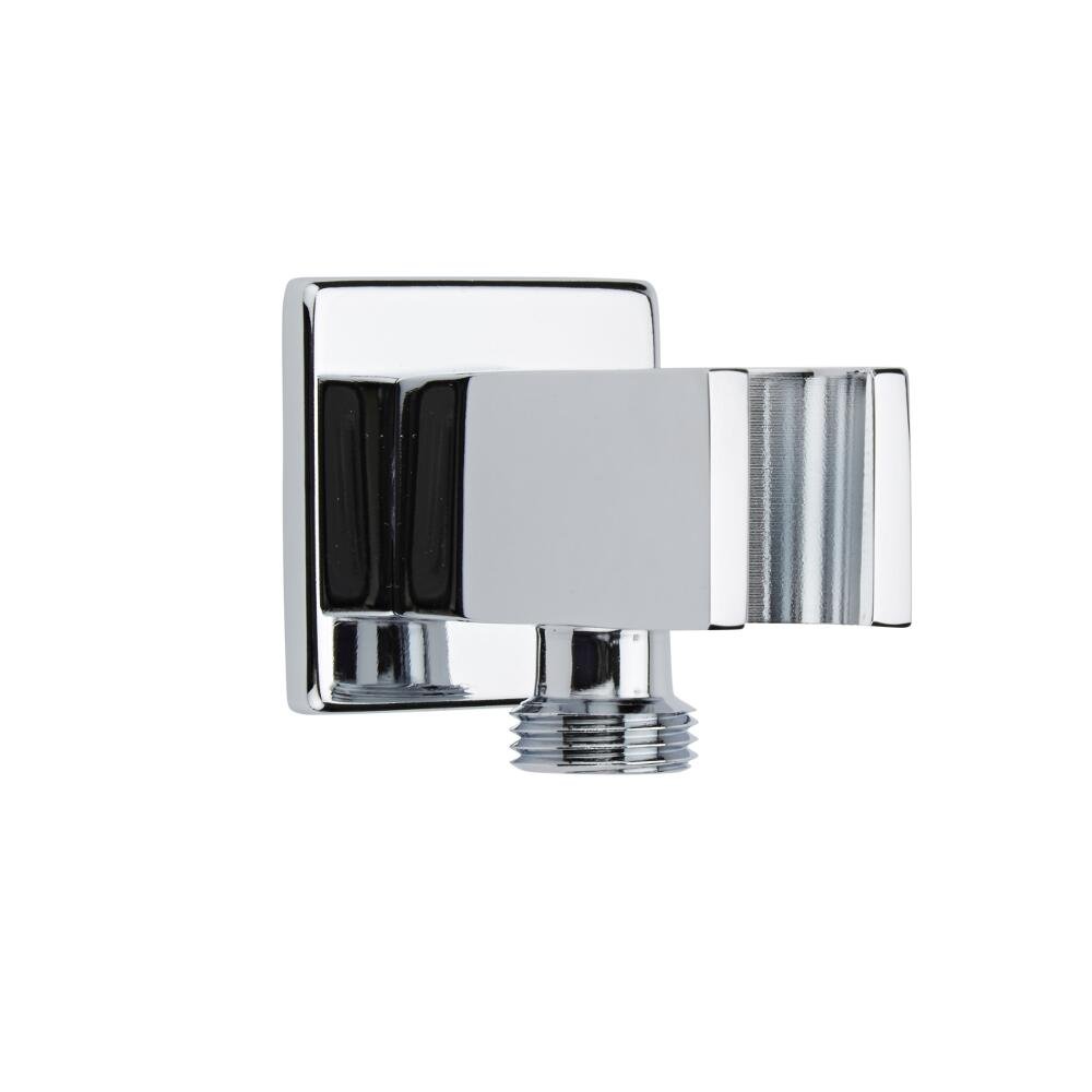 Milano Chrome Arvo Square Integrated Hand Shower Handset Outlet Elbow Bracket
