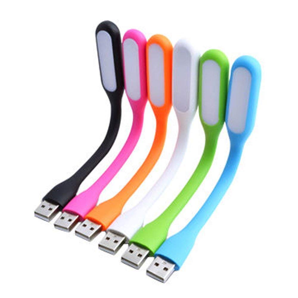 Flexible, Portable, Bendable USB LED for Laptop (Colour May Vary) -Combo Pack of 5