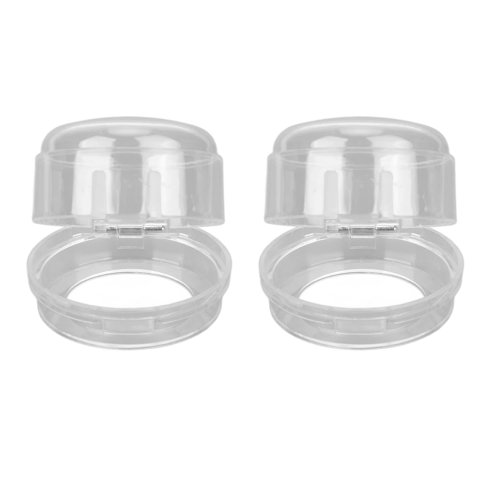 Child Proof Gas Stove Knob Covers, Easy To Install, High Temperature, Detachable and Reusable, 2pcs, Protector, with 302? HeatResistant, for Home Kitchen (Transparent)