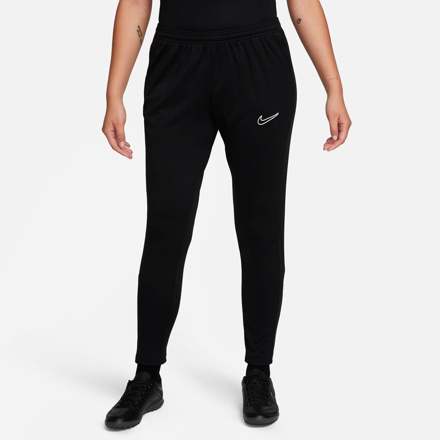 Nike Women's Dri-Fit Academy Soccer Pants (US, Alpha, Small, Regular, Regular, Black/White) - Image 2