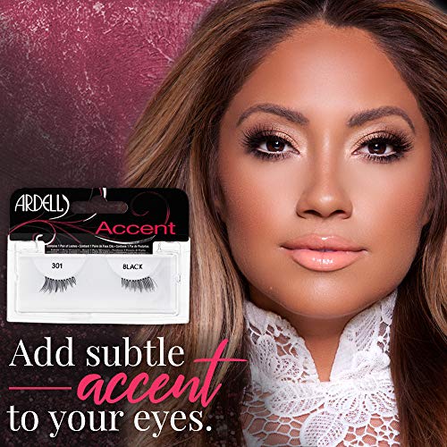 Ardell Accent Lashes, Black [301] 1 Pair by Ardell...